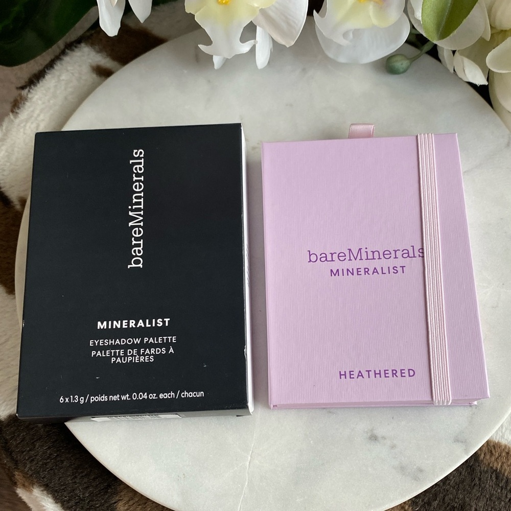 NEW bareMinerals Mineralist Eyeshadow Palette - Heathered - Mauve Plum Purple - Picture 8 of 15